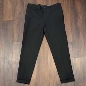 H&M Men's Slim Fit Black Dress Pants